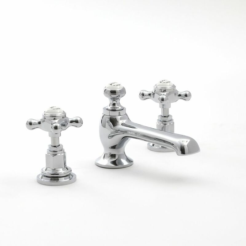 Hudson Reed Robinetterie Evier Sa Douchette Melangeur Pour Lavabo Retro Chrome Blanc Commandes Croisillons Elizabeth Hudson Reed Comparer Les Prix De Melangeur Pour Lavabo Retro Chrome Blanc Commandes Croisillons Elizabeth Hudson Reed Sur Hellopro Fr