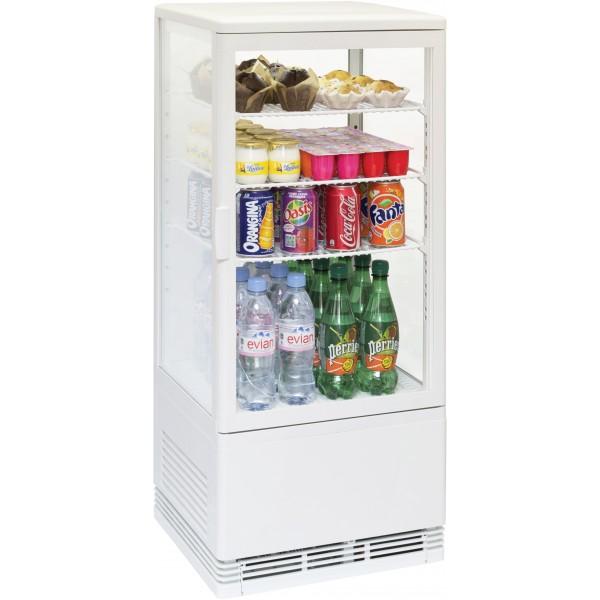 Mini vitrine réfrigérée positive 78 L, 160 W (Couleur: Blanc - Réf CVR78LB-4)_0