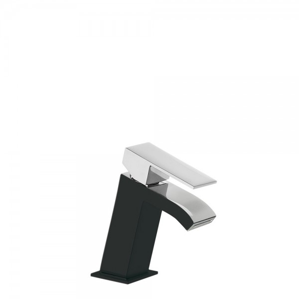 MITIGEUR LAVABO NOIR CHROMÉ - TRES 00620101NE