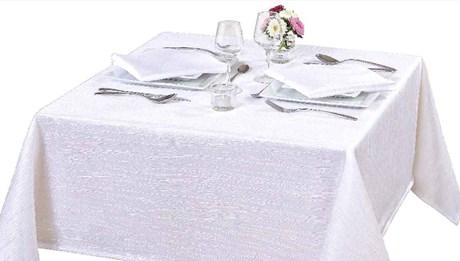 NAPPE PLISSÉE BLANCHE 150 X 250 CM