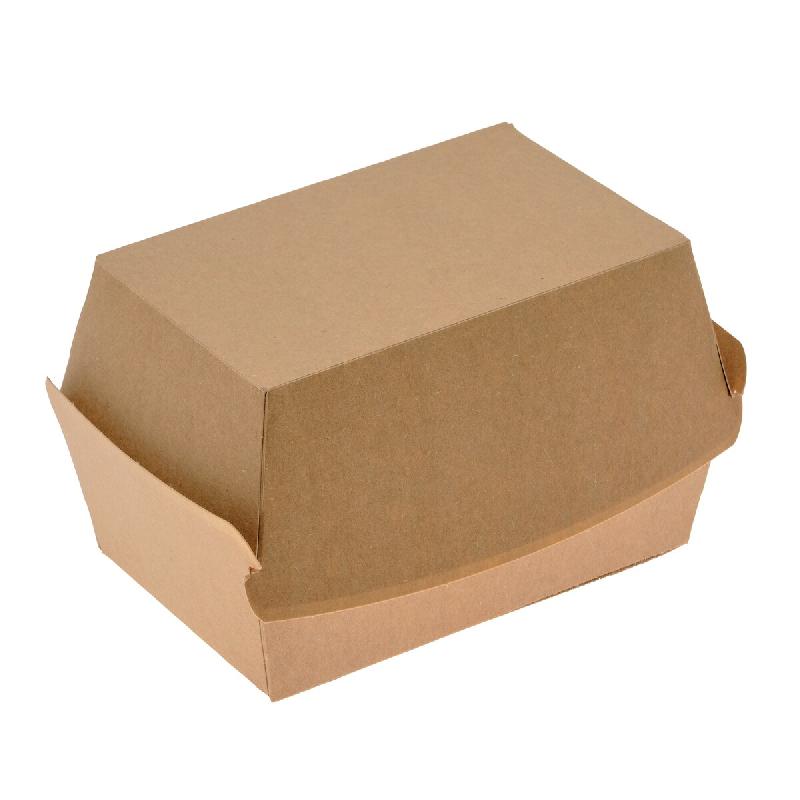 NOVABOX Double Burger & Menu XL - Boîte Longue Kraft Haute Résistance - 155x120x70mm - ECO PACK Emballage Écologique VAE & Livraison - Lot de 3000_0