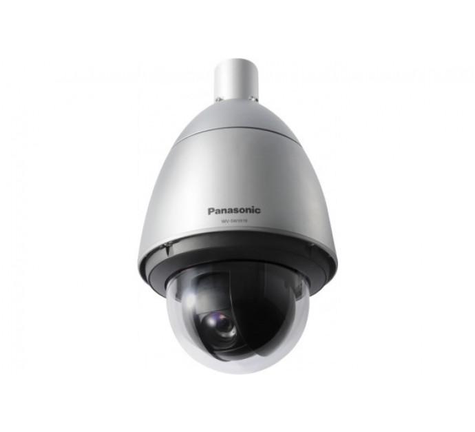 Panasonic WV-SW395A - Caméra dôme IP PTZ antivandale extérieure IP66 - HD 720p, zoom optique 45x_0
