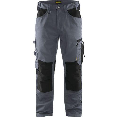 PANTALON DE TRAVAIL ARTISAN SANS POCHES FLOTTANTES GRIS/NOIR TAILLE 56C - BLAKLADER