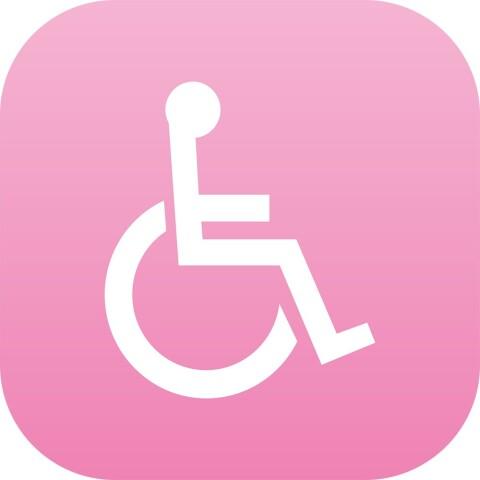 PLAQUE EN DRAPEAU PLEXI - PMR - ROSE