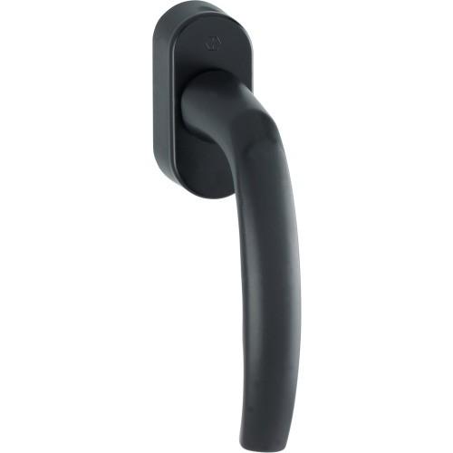 POIGNÉE FENÊTRE OSCILLO - ATLANTA SECUSTIK - C7 32 À 42 MM - NOIR MAT HOPPE