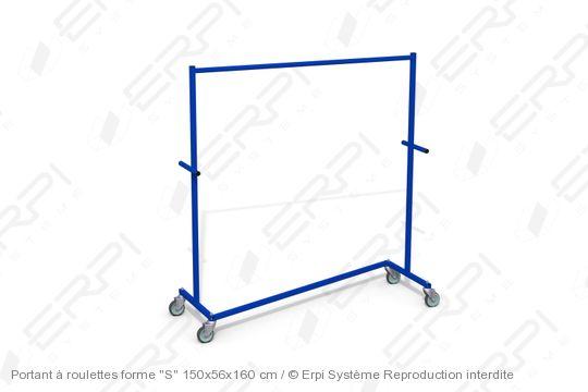 Portant à roulette forme s 150x56x160 cm - ps15056160-01e_0