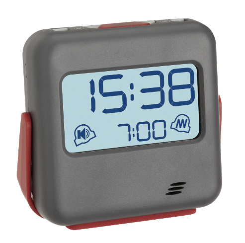 Réveil digital compact - alarme sonore et vibrante - idéal pour voyages #6231t_0