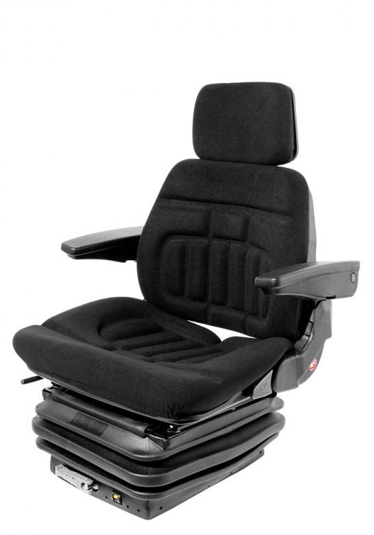 Siège de tracteur CS85 Top25 - Suspension pneumatique confortable et réglable avec accoudoirs_0