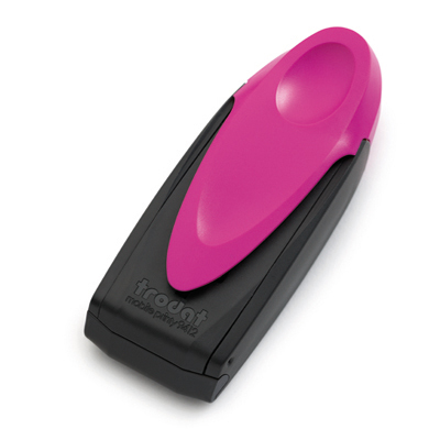 TAMPON POCKET PRINTY TRODAT 9512 PERSONNALISABLE - UTILISATION POCHE - FORMAT 47X18 MM - ROSE