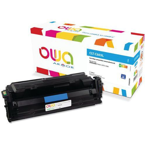 TONER REMANUFACTURÉ SAMSUNG CLT-C603L/ELS - CYAN