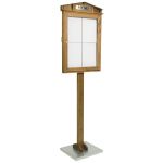 VITRINE MENU RUSTIQUE
