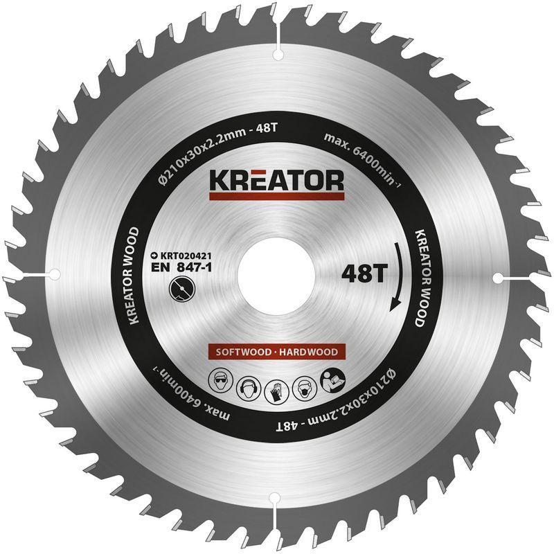 1 lame de scie circulaire 210 mm 2,2 mm 24 dents - alésage 30 mm_0