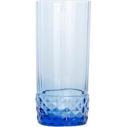 Bormioli Rocco Set de 6 verres Cooler America '20, 48 cl - bleu verre 1799048_0