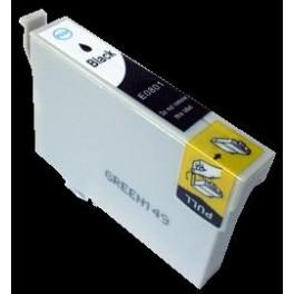 Cartouche jet d'encre compatible - Epson Stylus Photo P50/PX650/R285/R360/RX560 (T0801) - Puce Black 14ml 00801BK_0