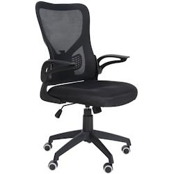 CLP Chaise de bureau Hudson Noir - noir textile 321841_0