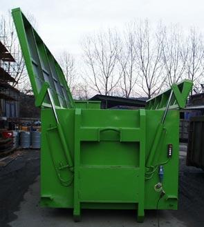 Conteneurs à déchets spéciaux - décantation avec double ouverture hydraulique_0