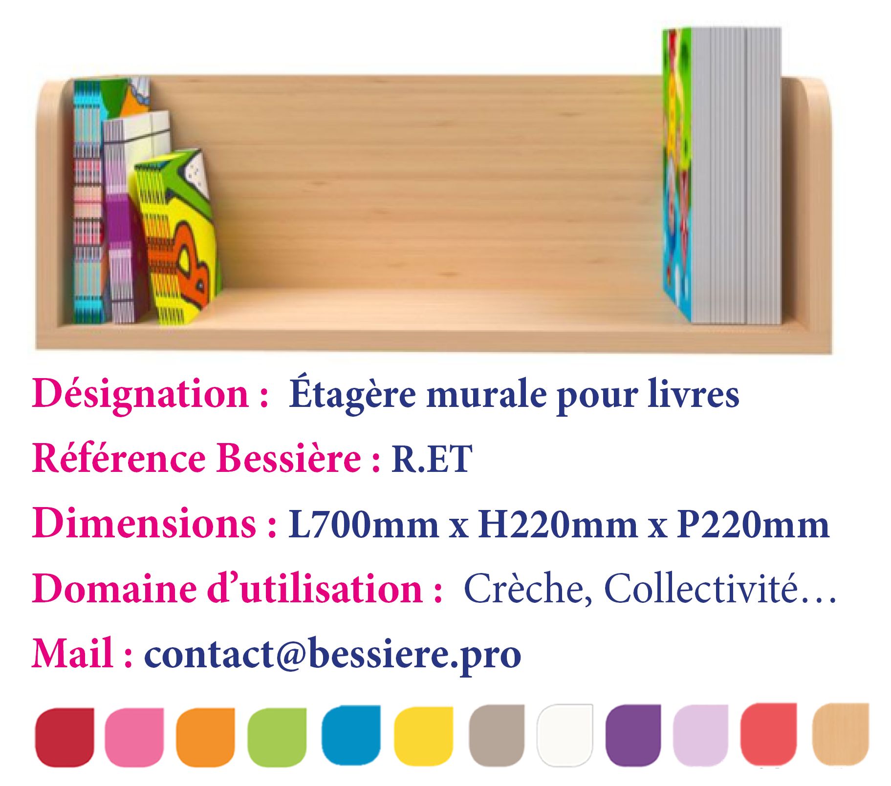 Étagère murale pour livres_0