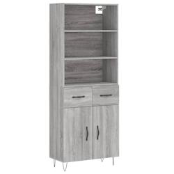 Helloshop26 - Buffet bahut commode armoire meuble de rangement organisateur cuisine salle de séjour salon haut sonoma 69,5 x 34 x 02_0035483 - 300021_0