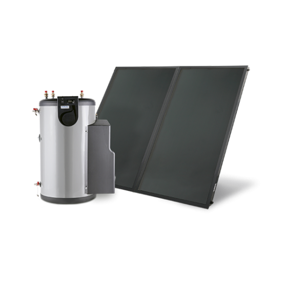 Kit chauffe-eau solaire 150L - DS-MATIC H 1.150 RE L - Autovidangeable, ballon inox, capteur haut rendement_0