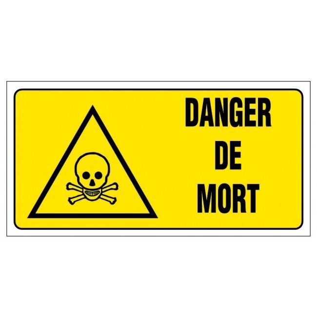 Panneaux rigides 960x480 mm jaune avertissements dangers - PNGPSC-NV15/DGM_0