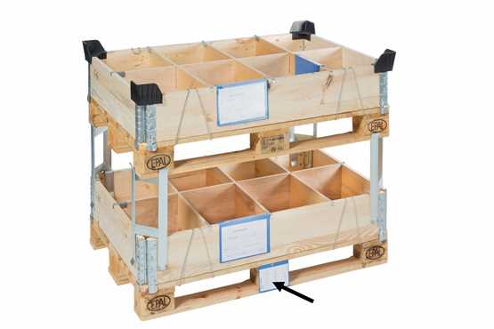 Porte étiquette pour plot de palette en bois - 5903000_0