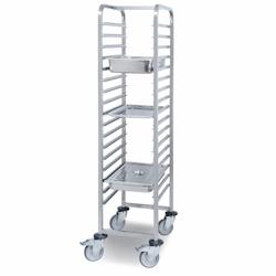 PUJADAS Chariot à Glissières avec 17 Niveaux pour Bacs GN 1/1 Inox P80.430 - EMG-921060_0