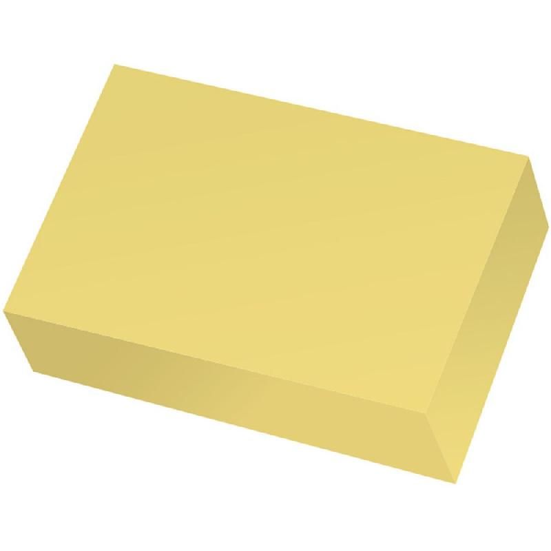 STAPLES BLOC DE NOTES ADHÉSIVES  - 51 X 38 MM - COULEUR : JAUNE (PRIX À L'UNITÉ)