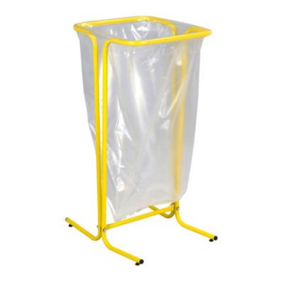 Support sac poubelle sur pieds Rossignol Tubag jaune colza sans couvercle 110 L_0