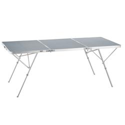TecTake GmbH tectake Table pliante Jumbo en aluminium avec poignée de transport 180x70x70,5cm  argent - 405090 - argenté aluminium 405090_0