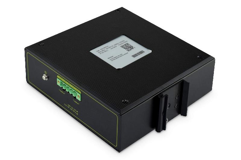 DIGITUS DN-651109 - Commutateur réseau Gigabit Ethernet (10/100/1000) avec 4 ports RJ-45 et 2 modules SFP, PoE, noir_0