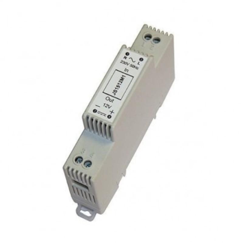 Alimentation modulaire 12V / 15W - 1,25A - JS1512M1 - Rail DIN ultra compacte_0
