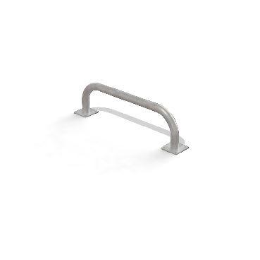 ARCEAU BAS GALVANISÉ - Protection en acier galvanisé avec fixation sur platines_0
