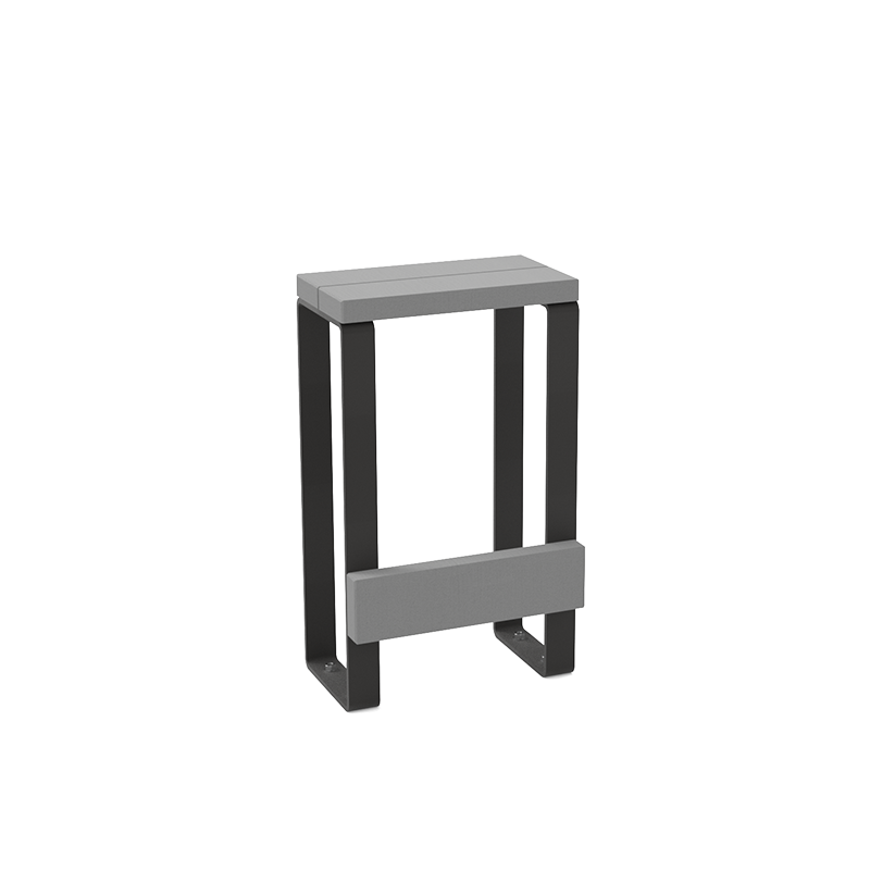 Assis-debout trio - HS 760 mm - Structure acier - Finition standard marron, gris, noir ou sable - STD TRIO-ASD-01_0