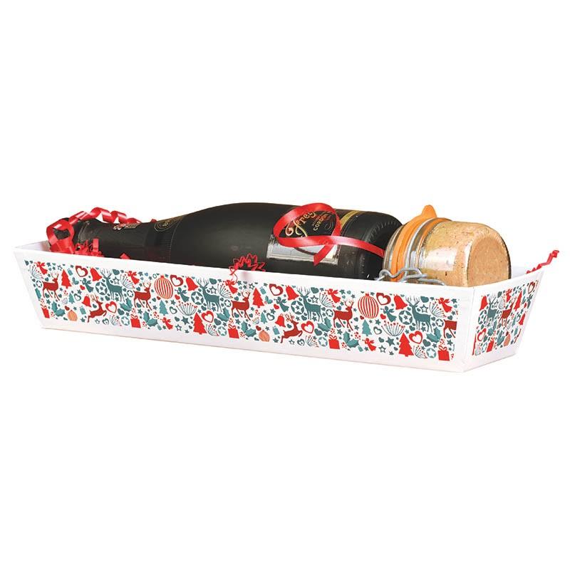 Baneton rectangle carton Laponie 41x12 -_0