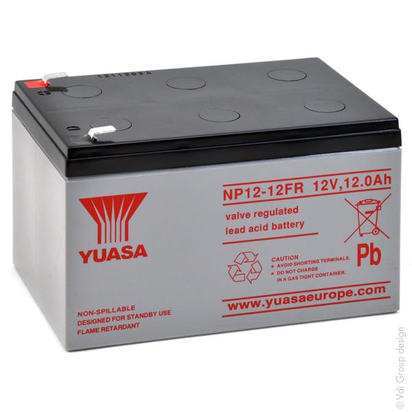 BATTERIE PLOMB AGM YUASA NP12-12FR 12V 12AH F6.35_0