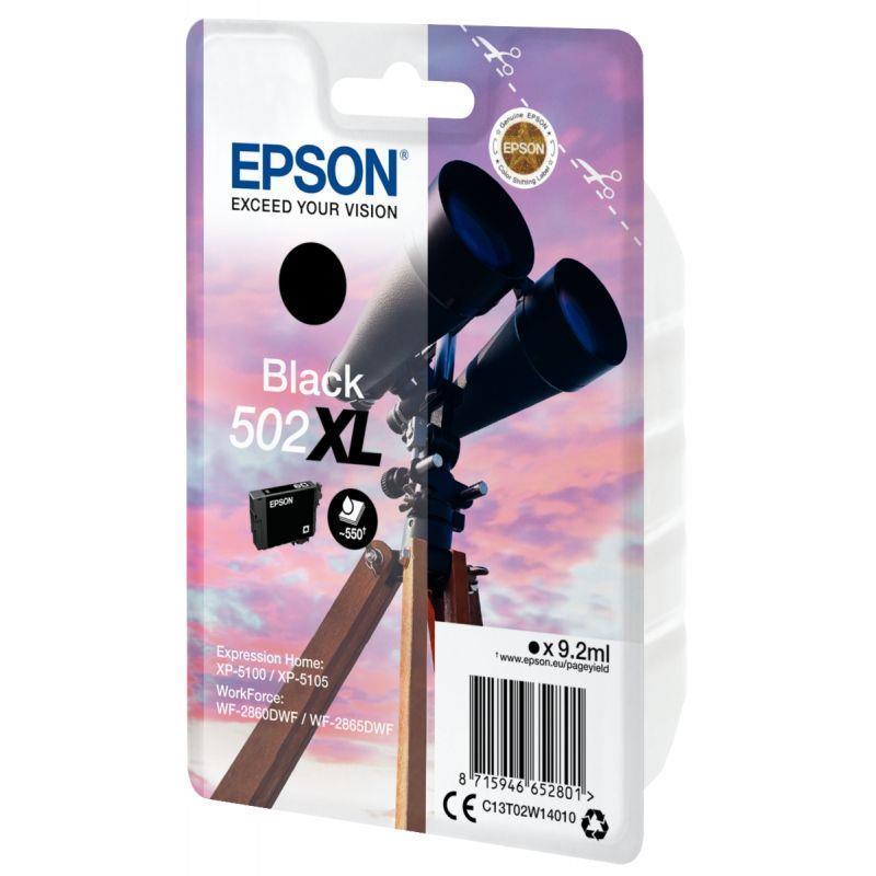 Cartouche jet d'encre Epson T02W140 noir - haute capacité - référence C13T02W140_0