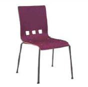 Chaise coque bois   4 stratifiées pieds  ø 18 caro_0