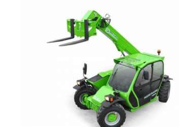 Chariot élévateur à flèche télescopique compact P 25.6 L Merlo - Hauteur 5.9 m - Capacité 2.5 T_0