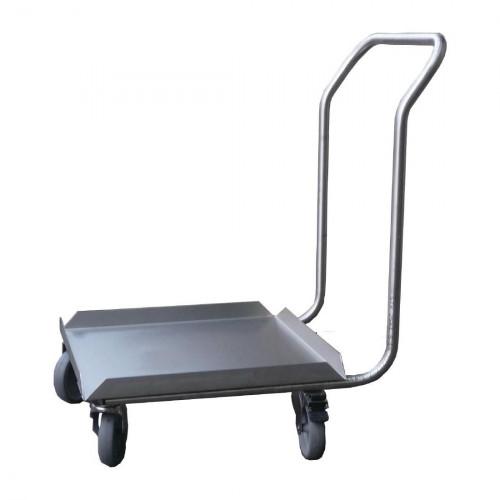 CHARIOT INOX POUR CASIERS 500 X 500 MM GASTRO M