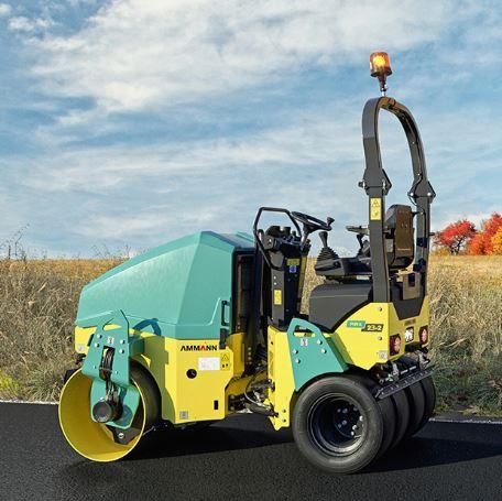 Compacteur de sol et d'enrobés - Rouleau tandem Ammann ARX 23-2C avec moteur Kubota et rouleau mixte_0