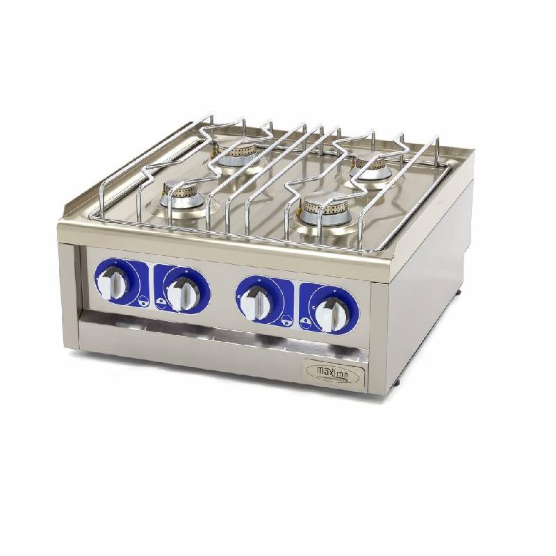 Cuiseur 4 brûleurs - profondeur 60 cm - gaz Maxima 09391520_0