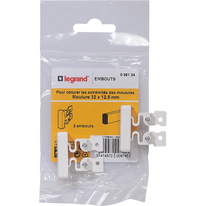 DLP - Embout pour moulure 32x12,5 mm - Accessoire pour passage de câbles_0