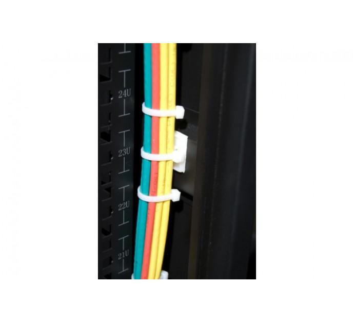 Embase adhésive pour lien serre-câbles - Lot de 100 - Nylon 66 - 29x29 mm - Réf. 629162_0