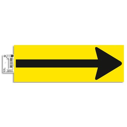 Exacompta bande de sol pvc adhésive antidérapante fleche 30 x 10 cm 67115e_0