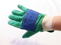 Gants forestiers - taille 9 - cuir pleine fleur hydrofuge - renfort anti-vibration_0