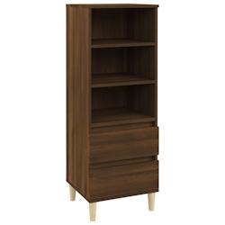 Helloshop26 - Buffet bahut commode armoire meuble de rangement organisateur cuisine salle de séjour salon haut 40 x 36 x 110 cm bois 02_0033711 - 300_0
