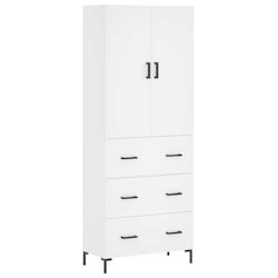 Helloshop26 - Buffet bahut commode armoire meuble de rangement organisateur cuisine salle de séjour salon haut 69,5 x 34 x 180 cm 02_0032649 - 300021_0