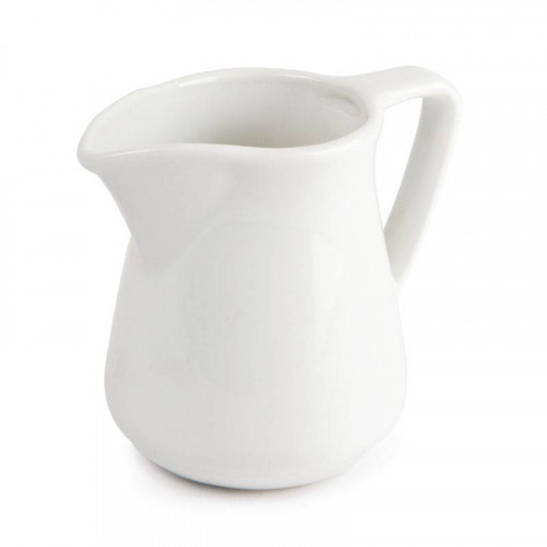 POTS À LAIT EN PORCELAINE BLANCHE LINEAR OLYMPIA 140 ML - LOT DE 12