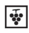 Panneau de signalisation touristique - idéogramme ID 33B - produit vinicole_0