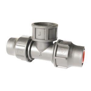 Té lock tauraudé au centre - 16x3/4